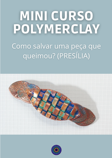 Mini Curso presilha de cabelo em polymerclay