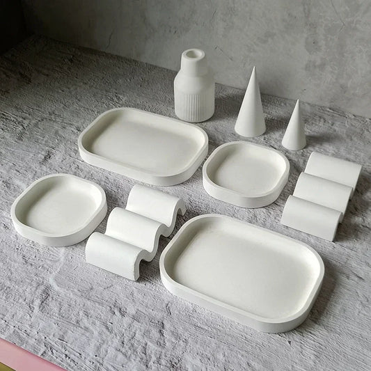 Molde de silicone de Bandeja para joias