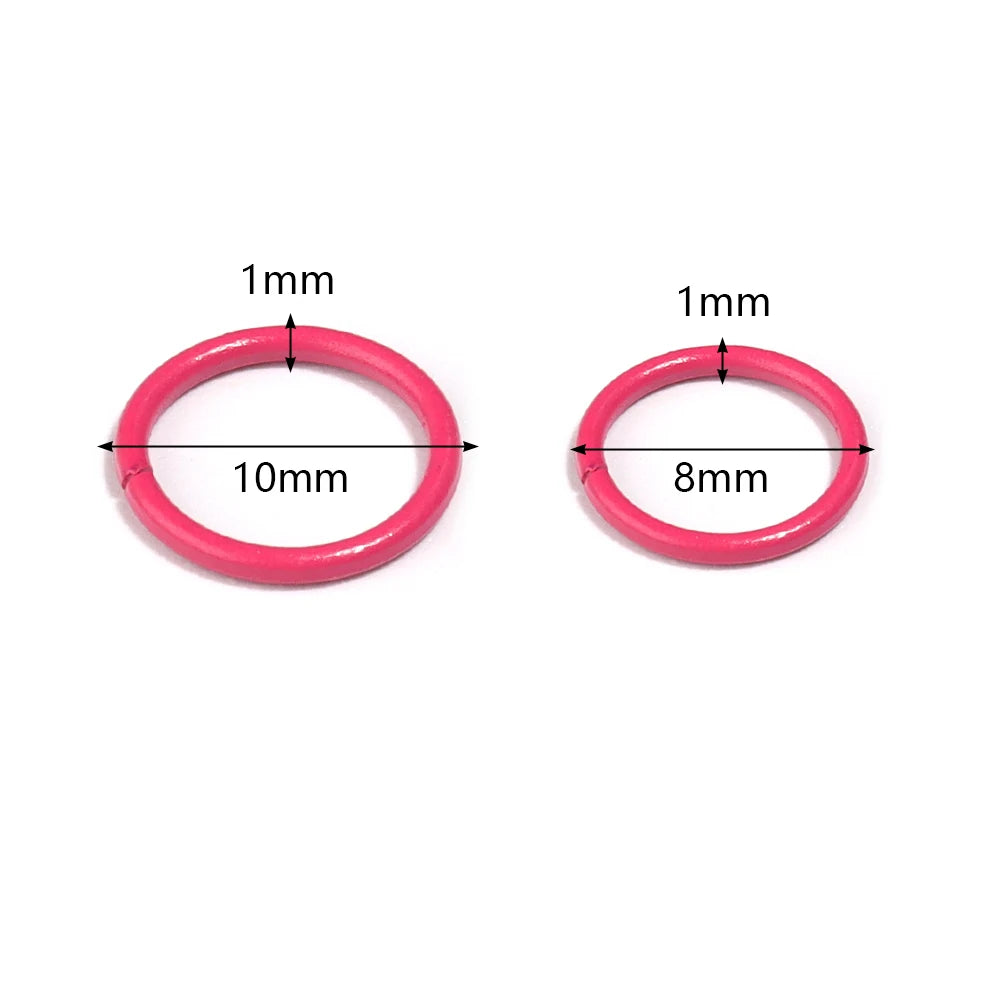 Argolas Coloridas para conectores de joias e bijuterias