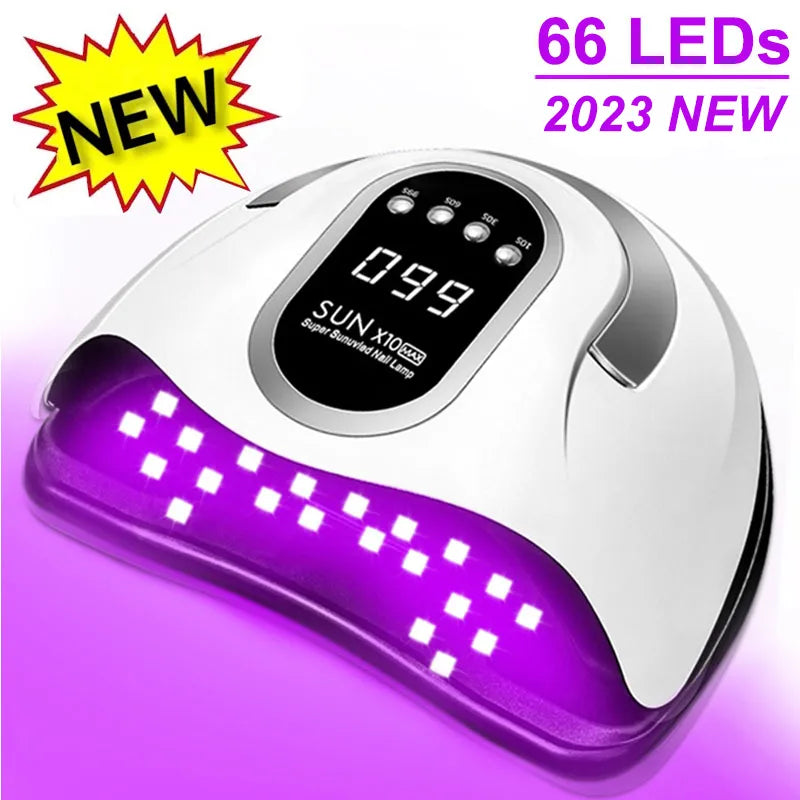 Max UV 66 LEDs luz de led uv para secar resina ou unhas