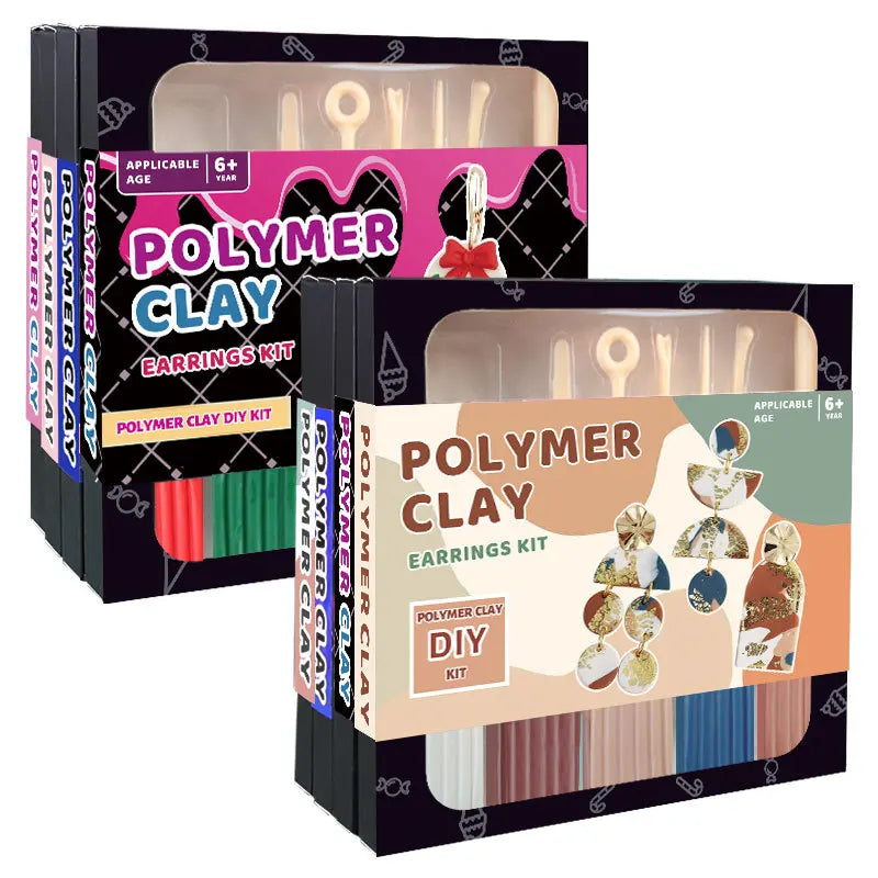 Kit Polymerclay para modelagem de brincos