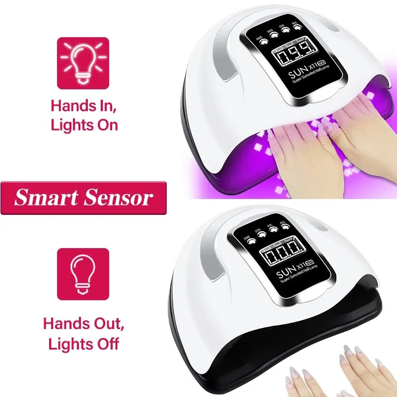 Max UV 66 LEDs luz de led uv para secar resina ou unhas