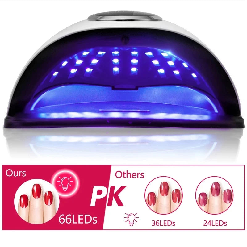 Max UV 66 LEDs luz de led uv para secar resina ou unhas